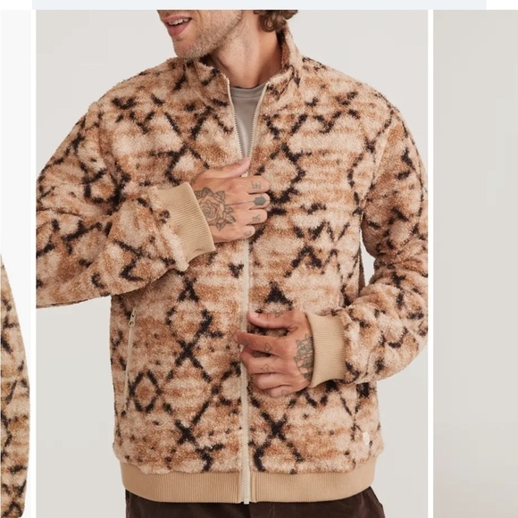 Marine Layer Pattern High Pile Fleece Jacket
TAN GEO PRINT, Size X-Large nwt - Picture 5 of 7